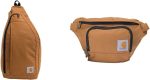 Carhartt Mono Sling Backpack, Unisex Crossbody Bag for Travel and Hiking, Carhartt Brown